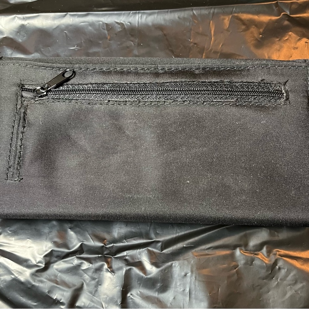 Black Wallet with Embroidered Razorback and Rhinestones - Picture 4 of 6